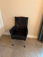 Montis Chaplin design eetkamerstoel (6), Huis en Inrichting, Stoelen, Gebruikt, Bruin, Design, Leer