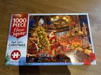 Puzzel Kerst- The night before Christmas 1000 stukjes, Ophalen of Verzenden, 500 t/m 1500 stukjes, Legpuzzel, Zo goed als nieuw