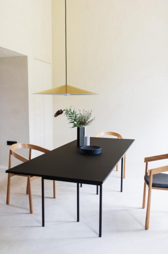 Eetkamer tafel - dining table - bureau zwart - Fest - Design, Huis en Inrichting, Tafels | Eettafels, Zo goed als nieuw, 50 tot 100 cm