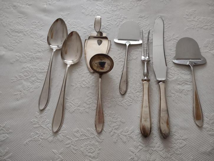 gero 90 model puntfilet diverse bestekdelen, Antiek en Kunst, Antiek | Bestek, Ophalen of Verzenden