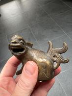Chinese oude brons wierook brander foo dog leeuw chinees, Antiek en Kunst, Ophalen of Verzenden