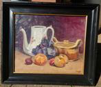 ~1920 Stilleven met porselein, Coene? olieverf op doek, Antiek en Kunst, Ophalen of Verzenden