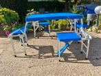 Tafel met 4 stoeltjes in koffer, Ophalen, Zo goed als nieuw, Campingtafel