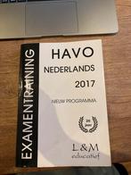 Examentraining Nederlands HAVO, Zo goed als nieuw, Alpha, Overige niveaus, L&M educatief