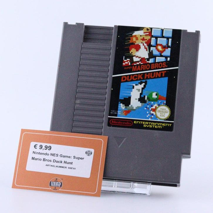 Nintendo NES Game: Super Mario Bros Duck Hunt, Spelcomputers en Games, Games | Nintendo NES, Zo goed als nieuw