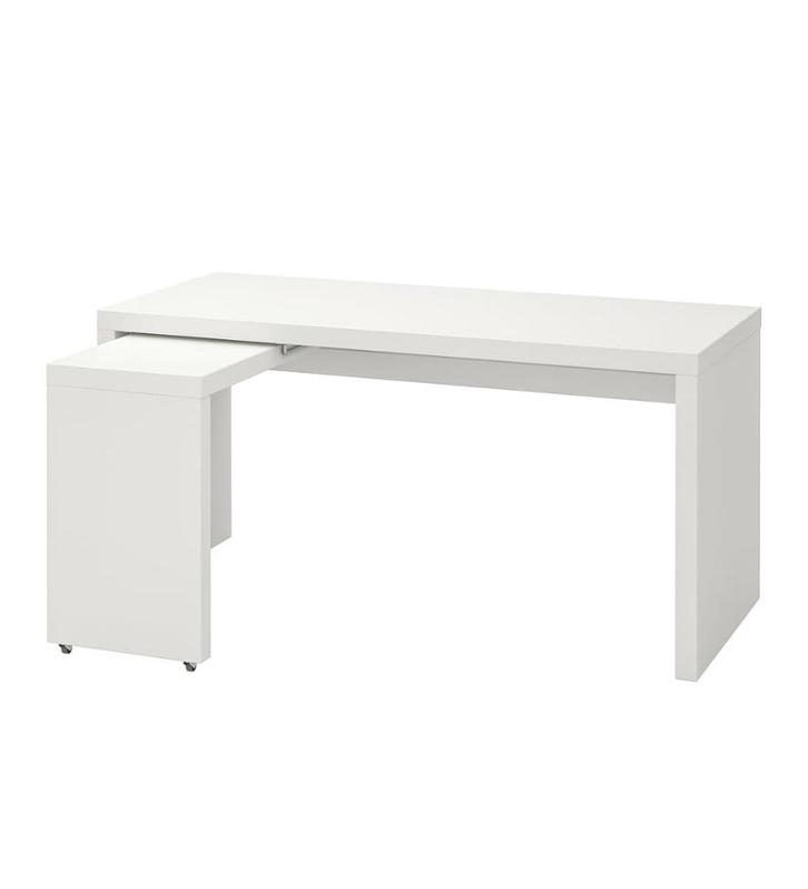 Malm bureau IKEA, Huis en Inrichting, Bureaus, Zo goed als nieuw, Bureau, Ophalen