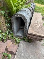10 x Stenen bloembakken, Tuin en Terras, Bloembakken en Plantenbakken, Ophalen, Steen, Gebruikt, Minder dan 30 cm