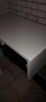 Salontafel  hoogglans wit, 100 tot 150 cm, Ophalen of Verzenden, Zo goed als nieuw, Modern