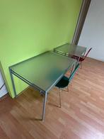 Glazen tafels 6 stuks, Ophalen, 100 tot 150 cm, 50 tot 100 cm, Zo goed als nieuw