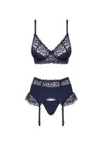 Obsessive ``Drimera`` Lingerie Set Maat S/M Kleur Blauw 700, Obsessive, Ophalen of Verzenden, Blauw, Body of Korset