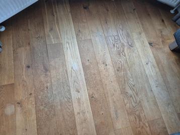 Eiken houten vloer (+/- 24 m2) multiplank beschikbaar voor biedingen