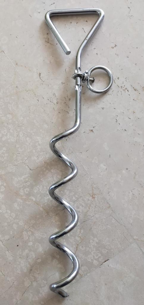 Aanleg spiraal of grondpen voor honden en katten, nieuw!, Dieren en Toebehoren, Honden-accessoires, Nieuw, Ophalen of Verzenden