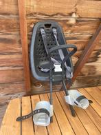 Yepp Thule Voorzitje Zwart - Prima Staat!, Fietsen en Brommers, Fietsaccessoires | Fietsstoeltjes, Ophalen, Yepp, Gebruikt, Voetsteuntjes