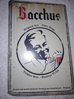 ijzeren reclame plaat Bachus bier, eind 1900, Ophalen of Verzenden