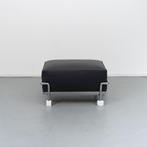 1 Cassina LC2 Le Corbusier Hocker zwart Leer Nieuw