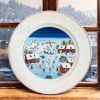 Villeroy & Boch Naif Kerstservies Winterdorp Kerstbord, Gebruikt, Ophalen of Verzenden, Bord(en), Overige stijlen