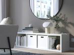 KALLAX Boekenkast Wit Eikeneffect 42x147cm, Ophalen, Minder dan 50 cm, Gebruikt, 100 tot 150 cm
