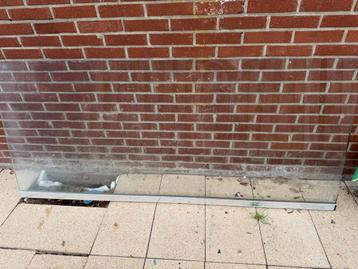 Gebruikte Glasplaat - Afmetingen zie beschrijving beschikbaar voor biedingen