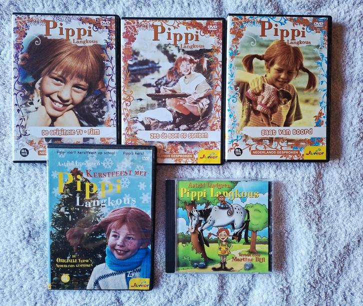 Pippi Langkous dvd cd Pippi Langkous - Kerstfeest Met Pippi, Cd's en Dvd's, Dvd's | Kinderen en Jeugd, Zo goed als nieuw, Film