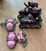 New Sports inline skates verstelbaar mt 35-38 roze/zwart, Ophalen of Verzenden, Verstelbaar, Zo goed als nieuw, Kinderen