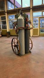 Gasfles/ zuurstof wagen vintage met flessen, Ophalen, Gebruikt, Minder dan 150 ampère, Co2
