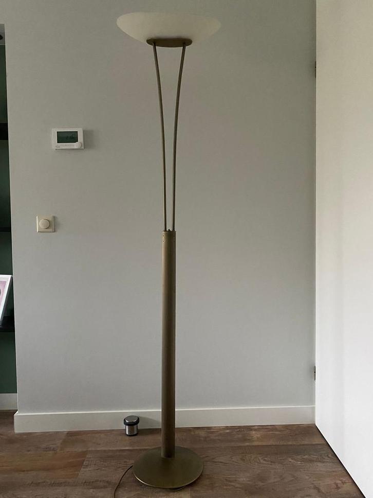 2 Vloerlampen dimbaar, Huis en Inrichting, Lampen | Vloerlampen, Zo goed als nieuw, 150 tot 200 cm, Ophalen