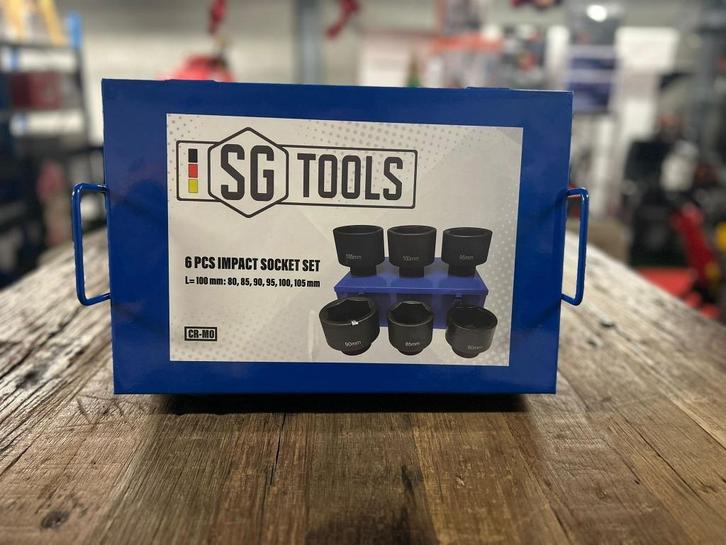 6-delige slagdoppenset - SG Tools - NIEUW Leverbaar, Doe-het-zelf en Verbouw, Gereedschapskisten, Nieuw, Ophalen of Verzenden