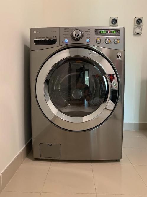LG 15kg wasmachine / 9kg droogcapaciteit, Witgoed en Apparatuur, Wasmachines, Gebruikt, Voorlader, 10 kg of meer, 95 cm of meer