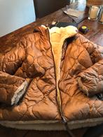 Keerbare jas goud/brons & bont - Maat 40, Ophalen of Verzenden, Zo goed als nieuw, Maat 38/40 (M), Bruin
