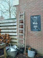 Oude ladder voor decoratie, Doe-het-zelf en Verbouw, Ladders en Trappen, Ophalen, Gebruikt, Ladder, 2 tot 4 meter