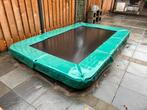 Grote Berg trampoline 330x220 in goede staat, Ophalen, Gebruikt