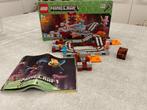 LEGO 21130 Minecraft De Nether Spoorweg, Ophalen of Verzenden, Zo goed als nieuw, Complete set, Lego