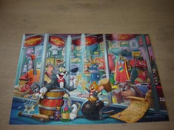 Puzzel Ravensburger TOM & JERRY HALL OF FAME 1000 st. beschikbaar voor biedingen