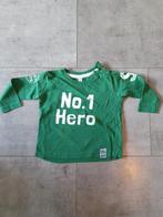 Groen shirtje maat 62, Kinderen en Baby's, Shirtje of Longsleeve, Ophalen of Verzenden, Jongetje, Zo goed als nieuw