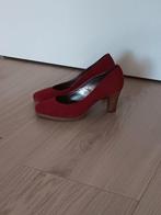 Fluwelen, rode dames pumps maat 39, Pumps, Vero Moda, Ophalen of Verzenden, Zo goed als nieuw