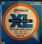 D'Addario XL nikkel Wound electric Guitar strings., Ophalen of Verzenden, Zo goed als nieuw