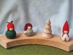 Kerst jaarring steker Vrije school kabouter kerstboom, Hobby en Vrije tijd, Vilt, Ophalen of Verzenden, Nieuw, Figuurtje(s), Wolvilt