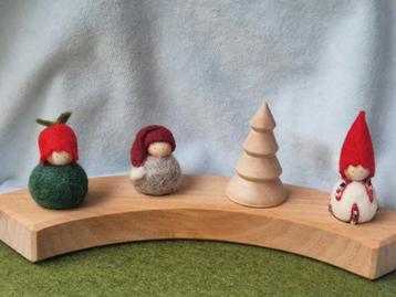 Kerst jaarring steker Vrije school kabouter kerstboom  beschikbaar voor biedingen