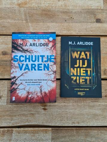 M.J. Arlidge -schuitje varen  en wat jij niet ziet beschikbaar voor biedingen