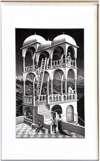 8 Escher Prenten (2x4) - Optische Illusies, Antiek en Kunst, Ophalen of Verzenden