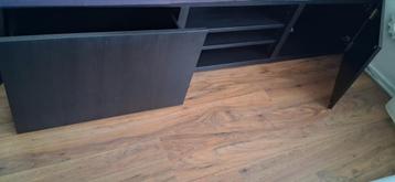 Ikea Besta TV meubel 180cm - Zwartbruin - afbeelding 1