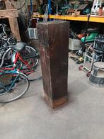 Metalen sokkel / zuil 30x30x130 cm, Huis en Inrichting, Woonaccessoires | Zuilen en Pilaren, Ophalen, Gebruikt, Onbekend, Onbekend
