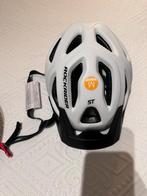 2 Decathlon Rockrider bike helmets. White(M), Black(L), Fietsen en Brommers, Fietsaccessoires | Fietshelmen, Nieuw, Decathlon
