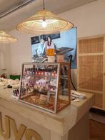 vintage toonbank vitrine counter showcase balie winkelkast, Antiek en Kunst, Curiosa en Brocante, Ophalen