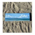 Zee zicht ~ strand ~Wolken ~ schilder kunst ~ atelier, Ophalen, Nieuw, Minder dan 50 cm, Schilderij
