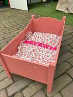 Antieke brocante poppenbed, Ophalen of Verzenden