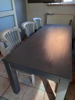 Gratis ophalen Eettafel 200x90 cm + 3 stoelen, Huis en Inrichting, Complete eetkamers, Ophalen, Gebruikt, Minder dan 4 stoelen