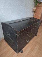 reiskist hutkoffer antiek, Huis en Inrichting, Woonaccessoires | Kisten, Ophalen, Zo goed als nieuw, 50 tot 100 cm, Minder dan 50 cm