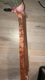 Oud teak houten borrelplank decoratieplank landelijk sober, Ophalen of Verzenden, Zo goed als nieuw