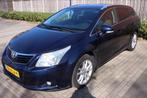 Toyota Avensis 1.8 Vvt-i Wagon CVT 2011 Blauw AUT, Zwart, 4 cilinders, Blauw, Origineel Nederlands
